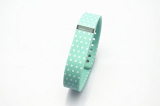 Smart Tech Store Teal with White Dots Polka Dots Replacement Band With Clasp for Fitbit FLEX Only /No tracker/ Wireless Activity Bracelet Sport Wrist band Fit Bit Flex Bracelet Sport Arm Band Armband