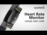 Garmin Heart Rate Monitor Usage and Care